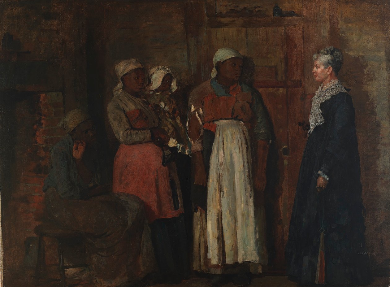 Una visita dalla vecchia padrona da Winslow Homer