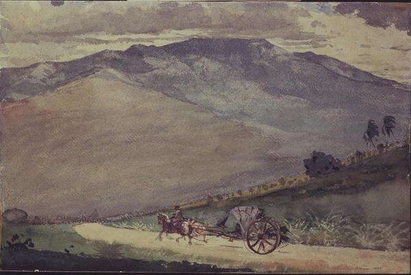 Una Volante su una strada di montagna, Cuba da Winslow Homer