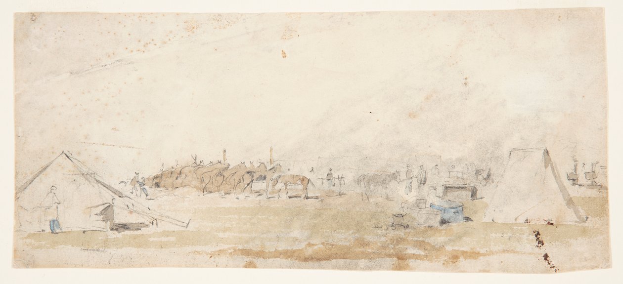 Accampamento militare da Winslow Homer