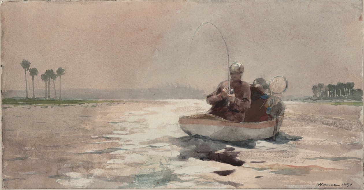 Pesca al persico - Florida da Winslow Homer