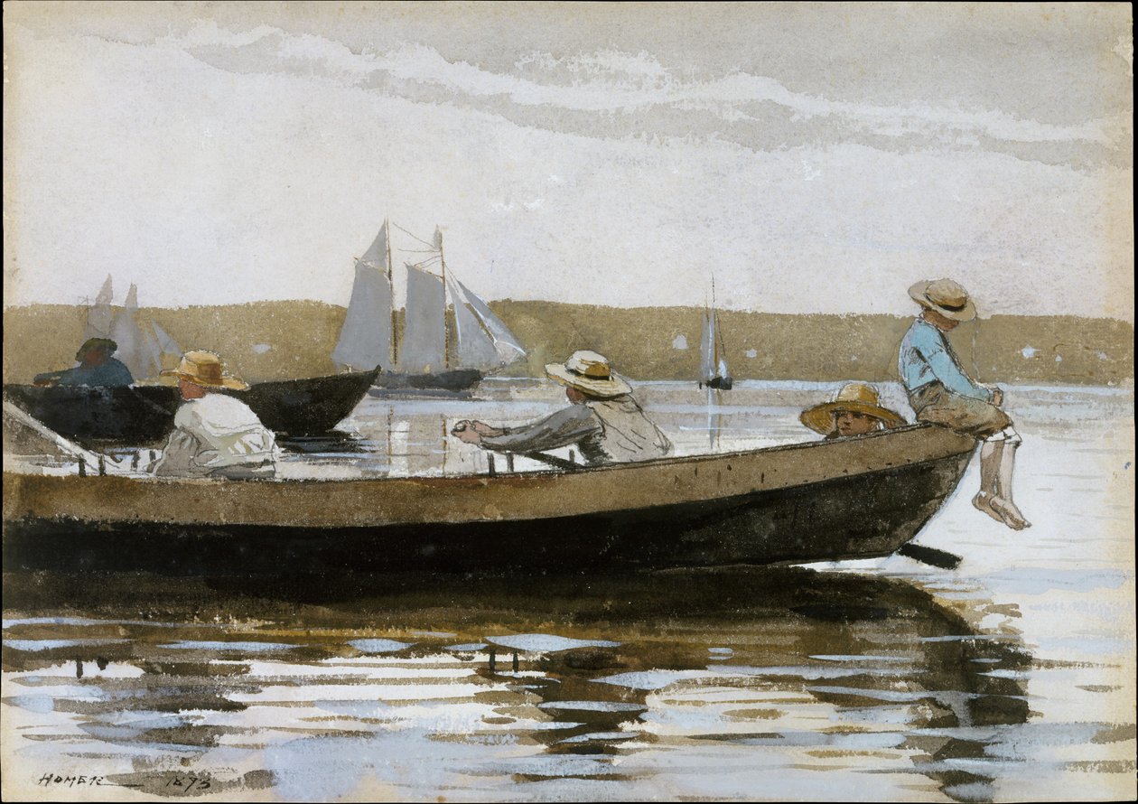 Ragazzi in un Dory da Winslow Homer