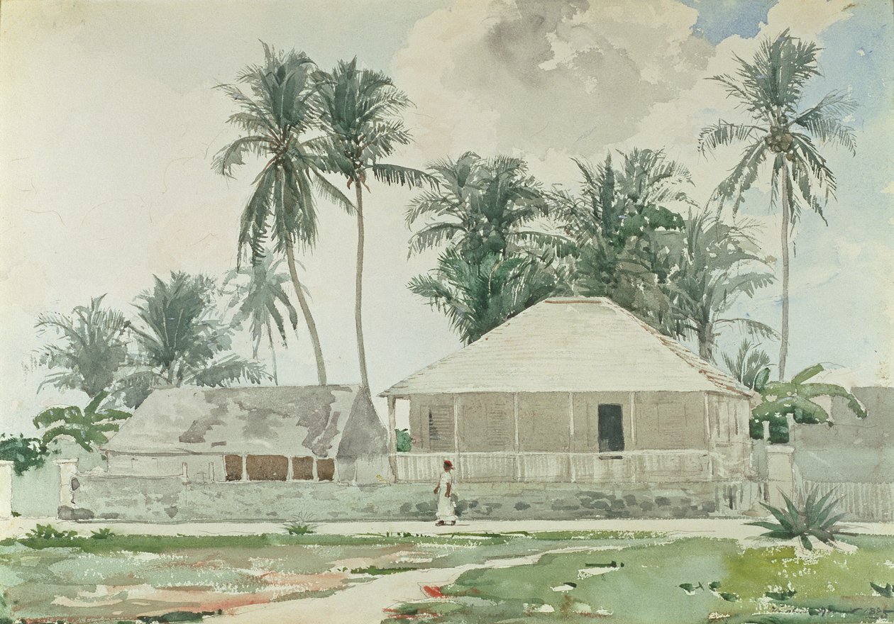 Capanni, Nassau, 1885 da Winslow Homer