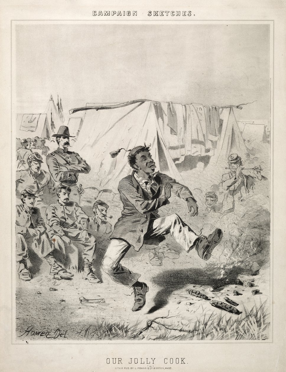 Schizzi della campagna: Il nostro allegro cuoco da Winslow Homer