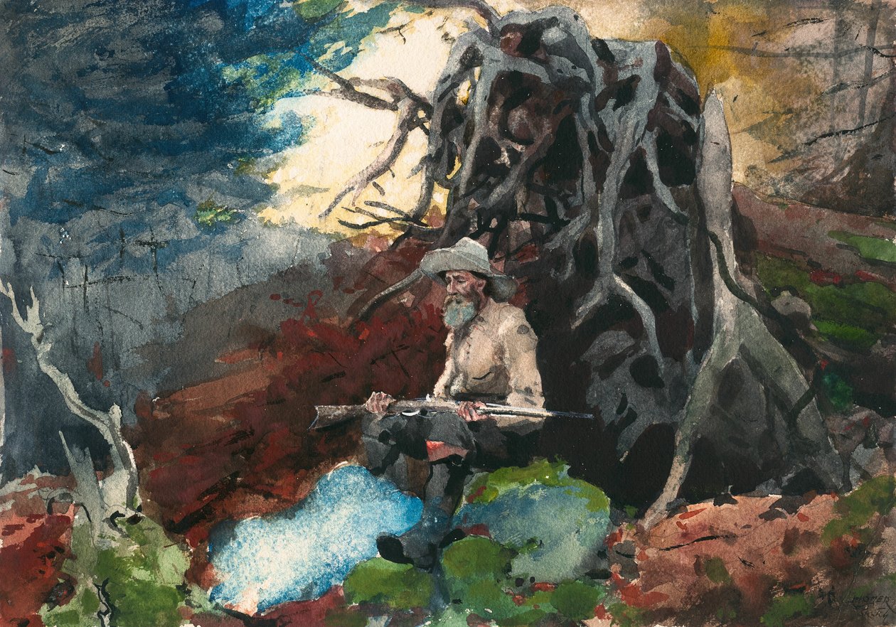 Campfire, Adirondacks da Winslow Homer