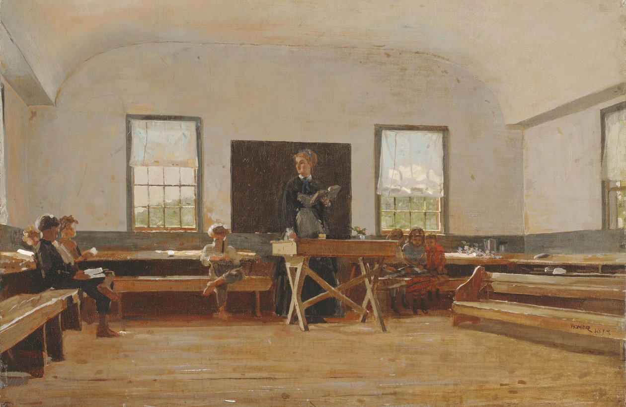 Scuola di campagna da Winslow Homer
