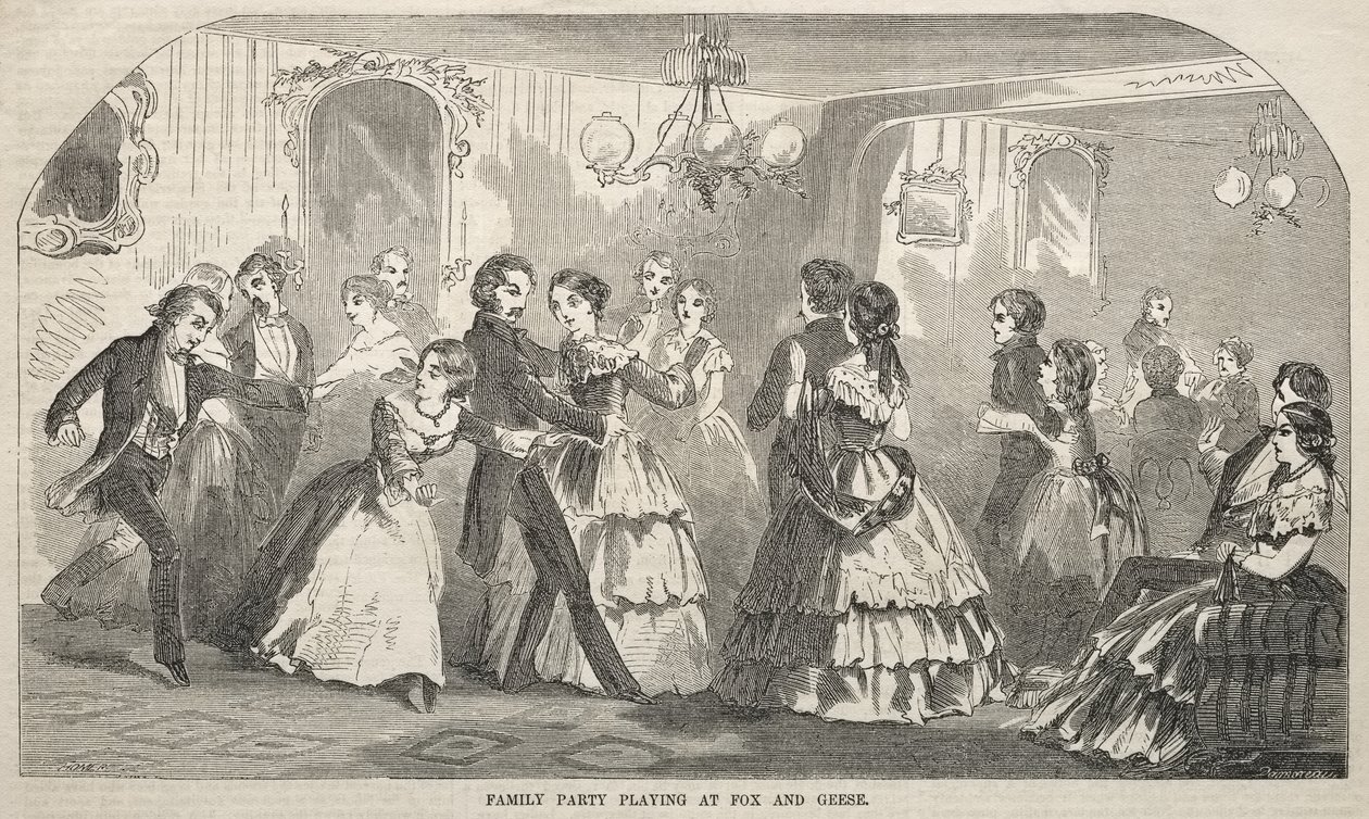 Festa in famiglia con il gioco “Fox and Geese” da Winslow Homer