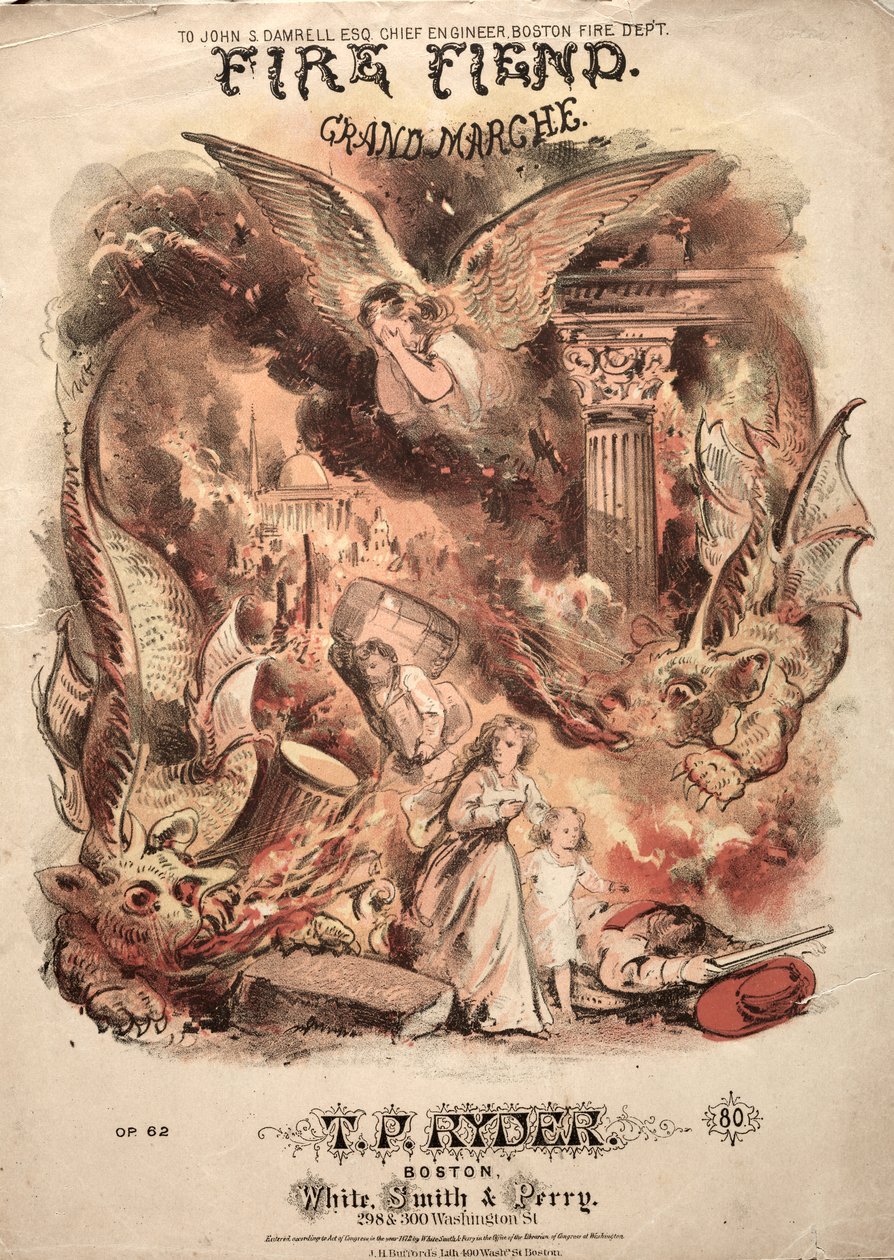 Fire Fiend - Copertina dello spartito da Winslow Homer