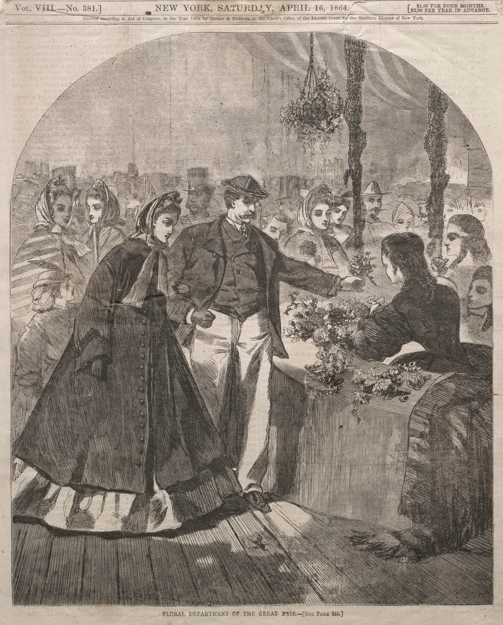 Dipartimento floreale della Grande Fiera, 1864 da Winslow Homer