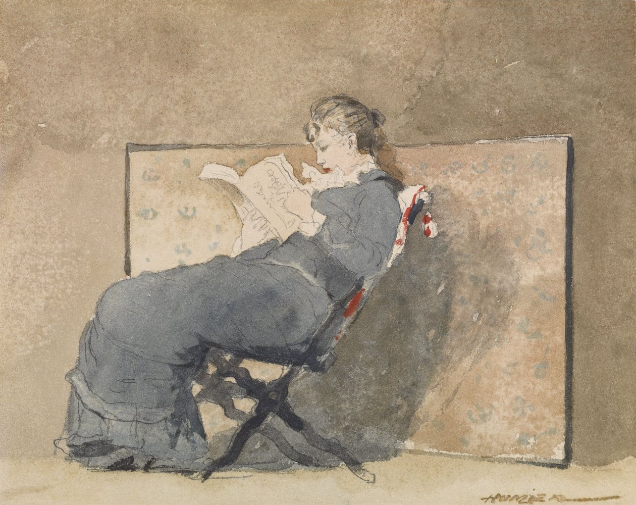 Ragazza che legge da Winslow Homer