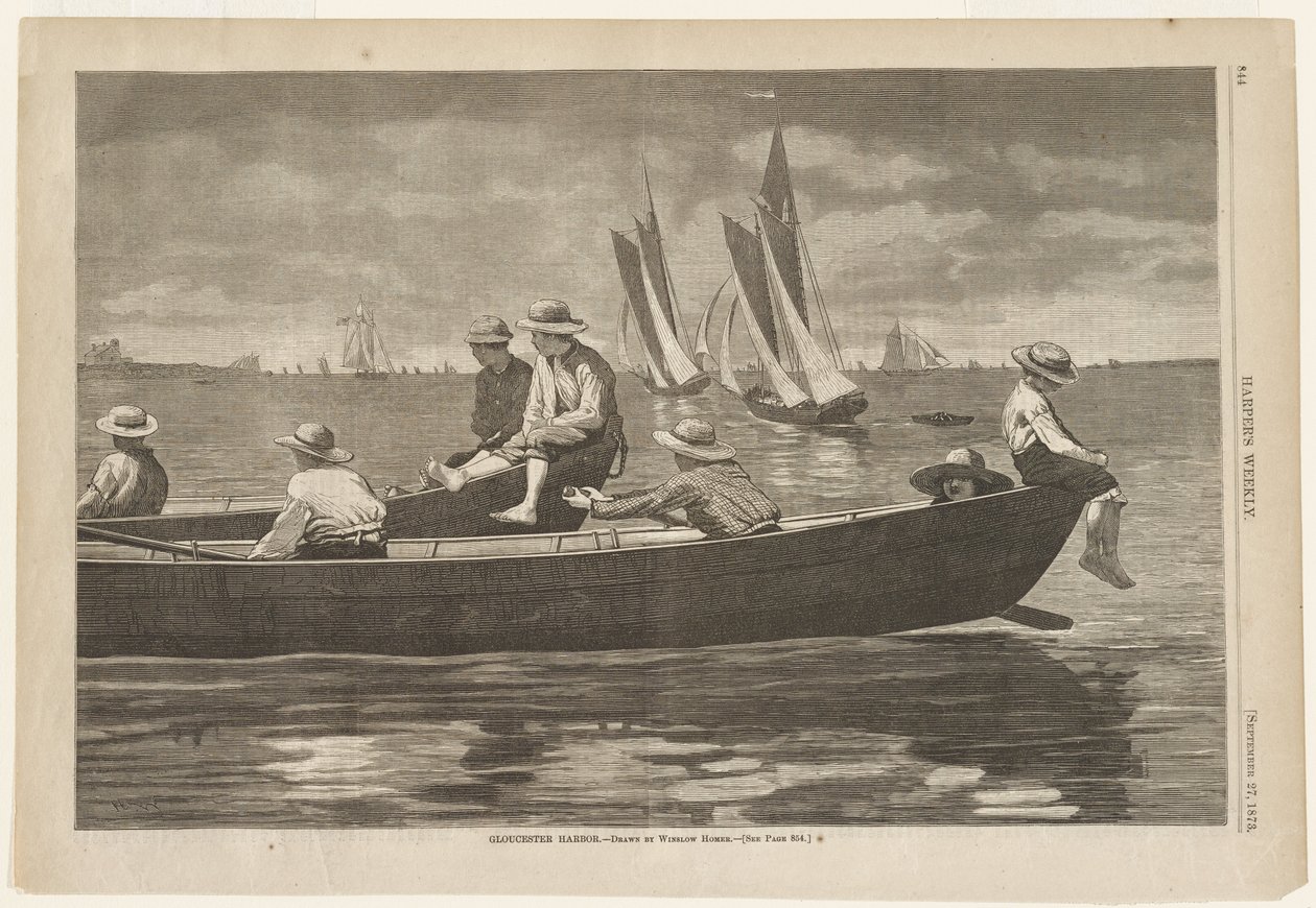 Porto di Gloucester da Winslow Homer