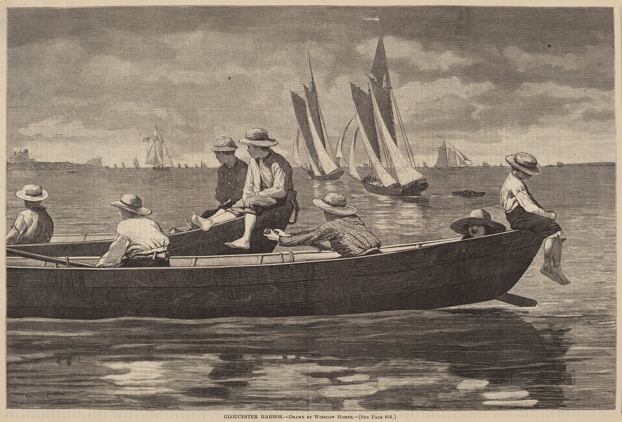 Porto di Gloucester da Winslow Homer
