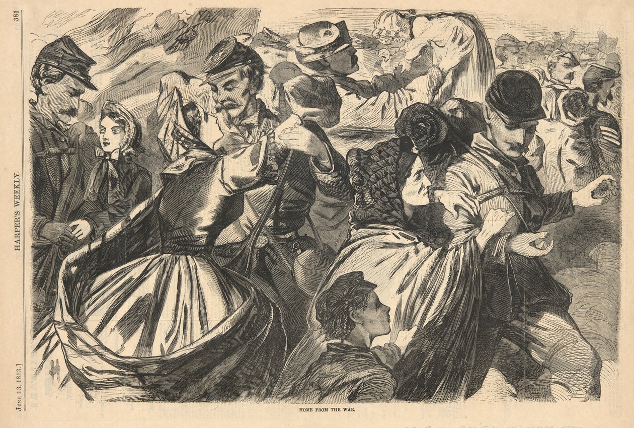 Ritorno dalla Guerra, da Harper da Winslow Homer