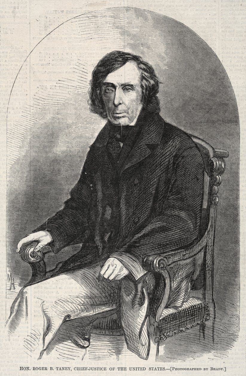 On. Roger B. Taney, Presidente della Corte Suprema degli Stati Uniti, 1860 da Winslow Homer