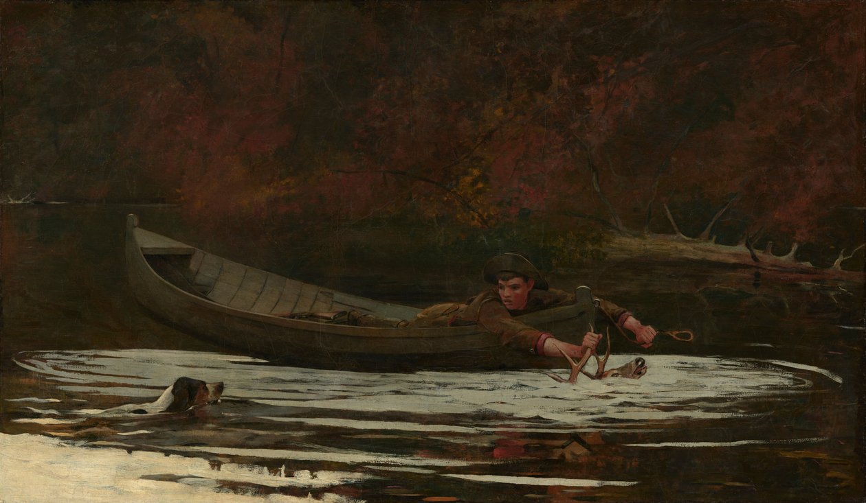Segugio e cacciatore da Winslow Homer