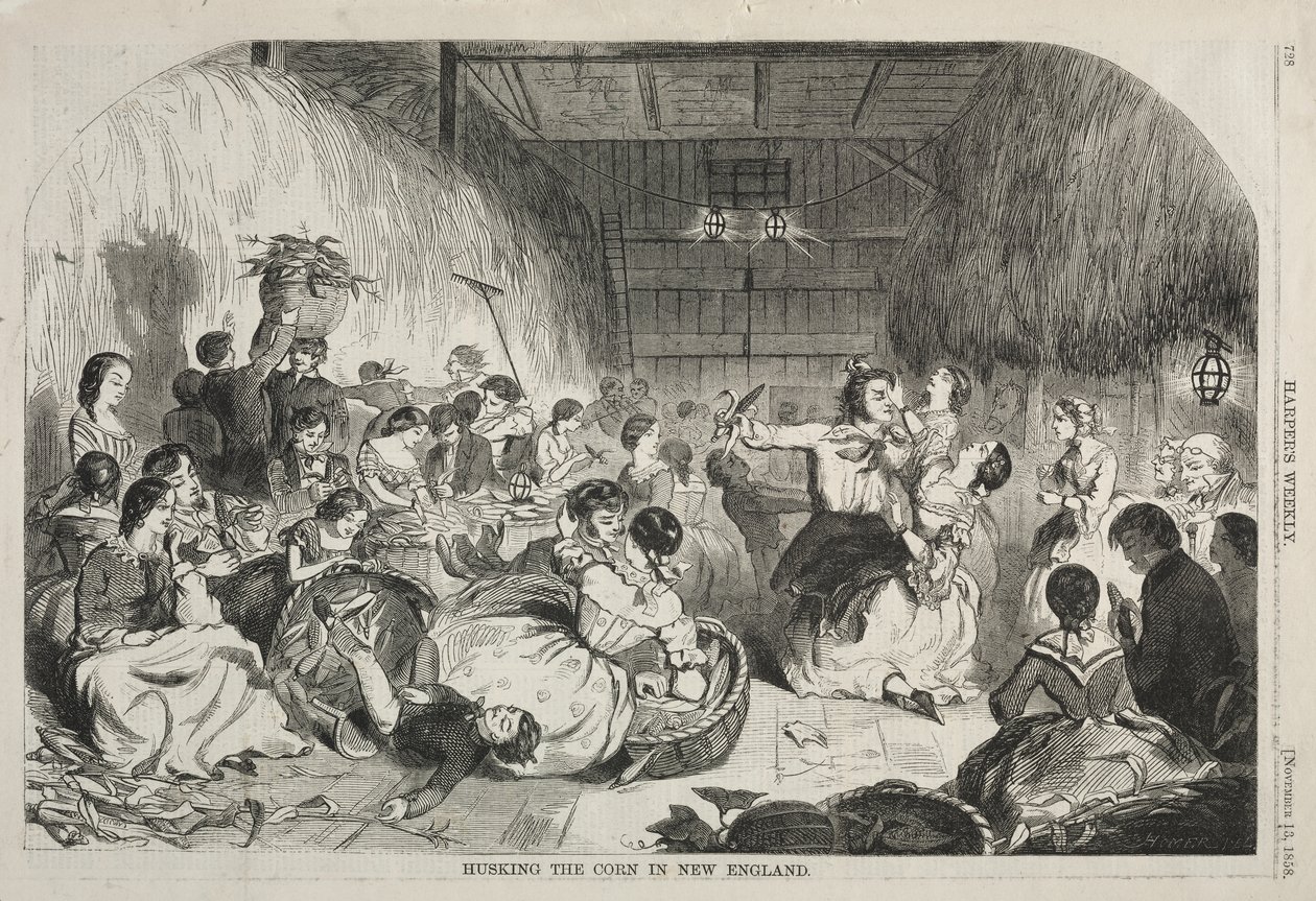 La sgranatura del mais nel New England da Winslow Homer