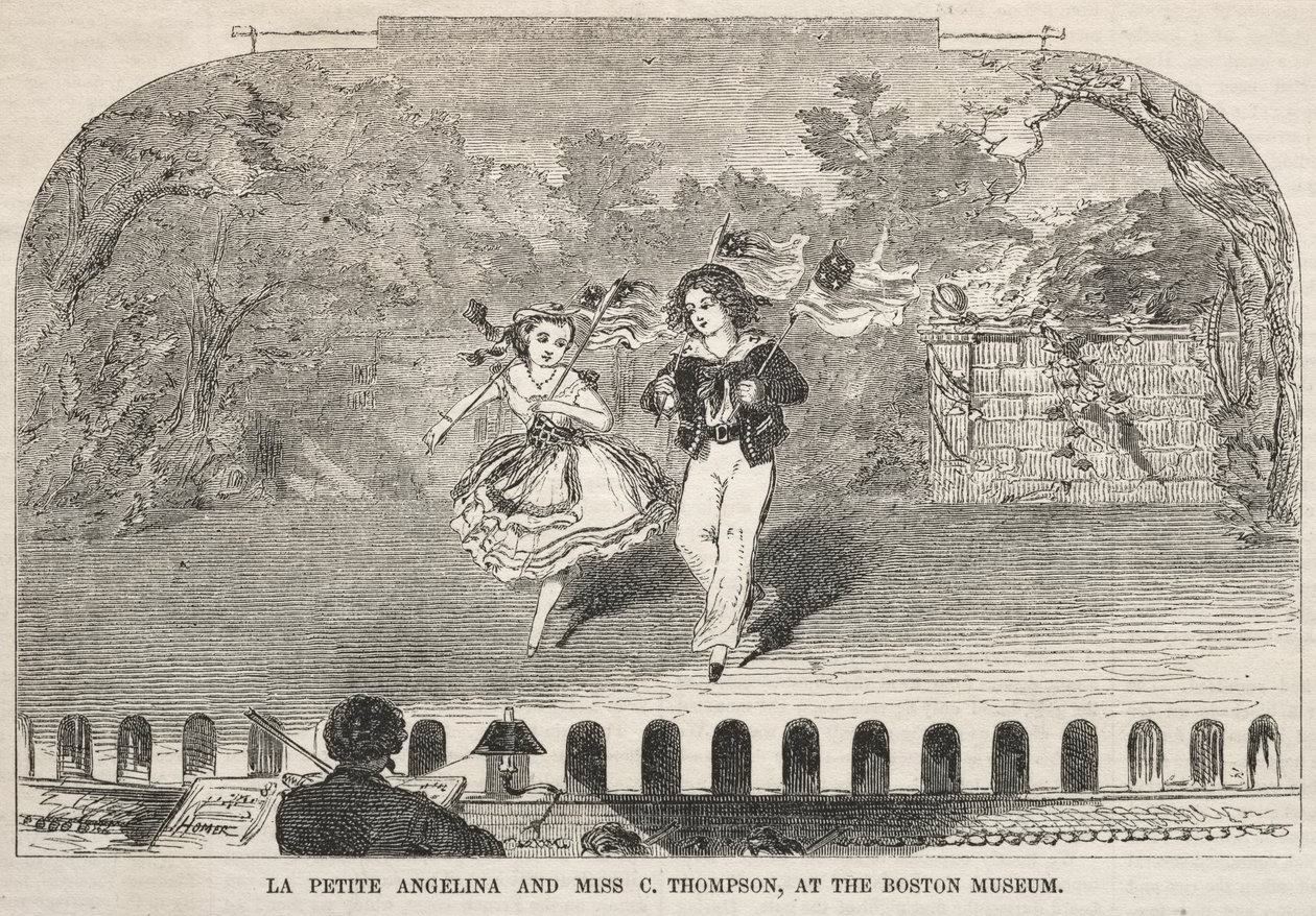 La Petite Angelina e la signorina C. Thompson, al Museo di Boston da Winslow Homer