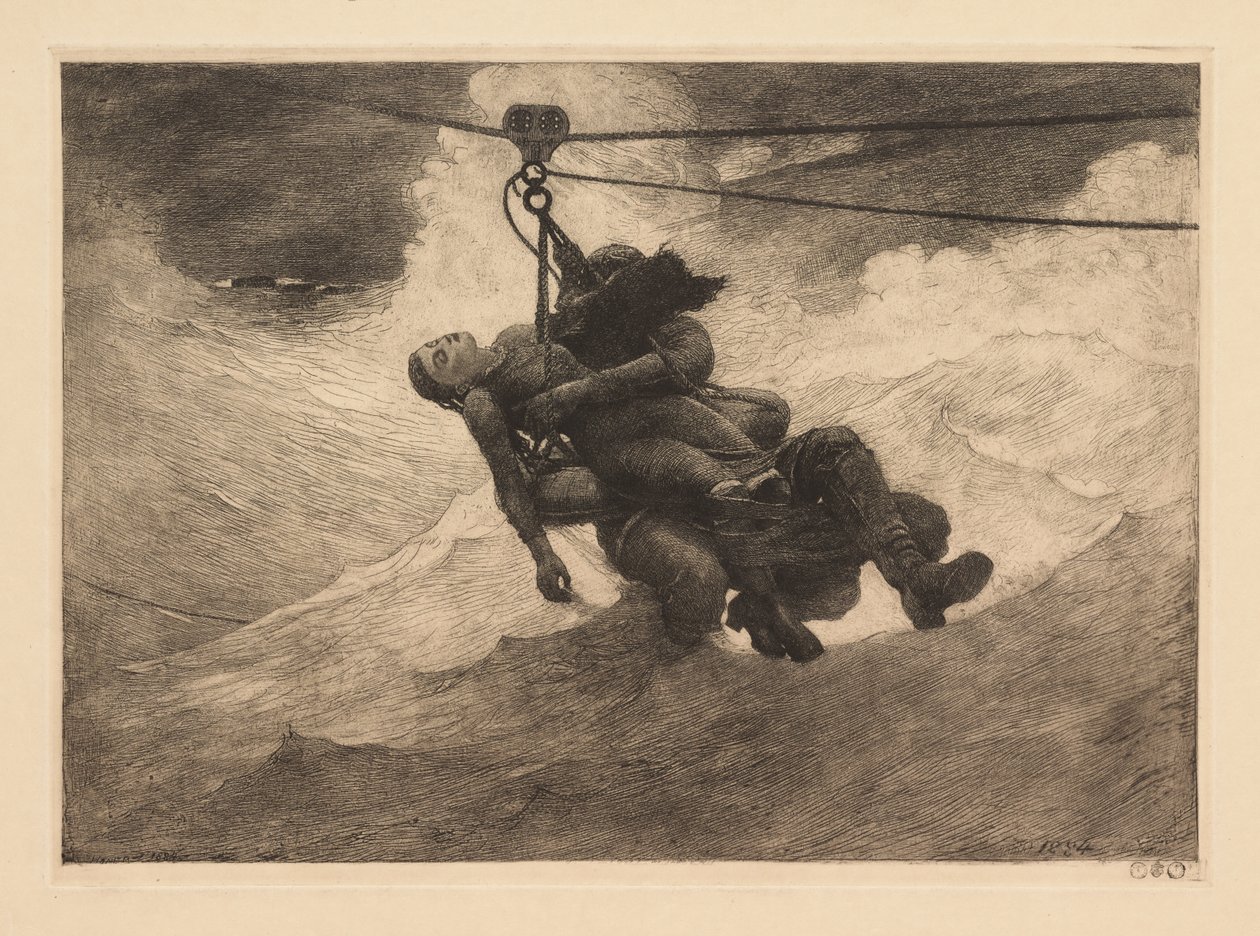 Cima di salvataggio da Winslow Homer