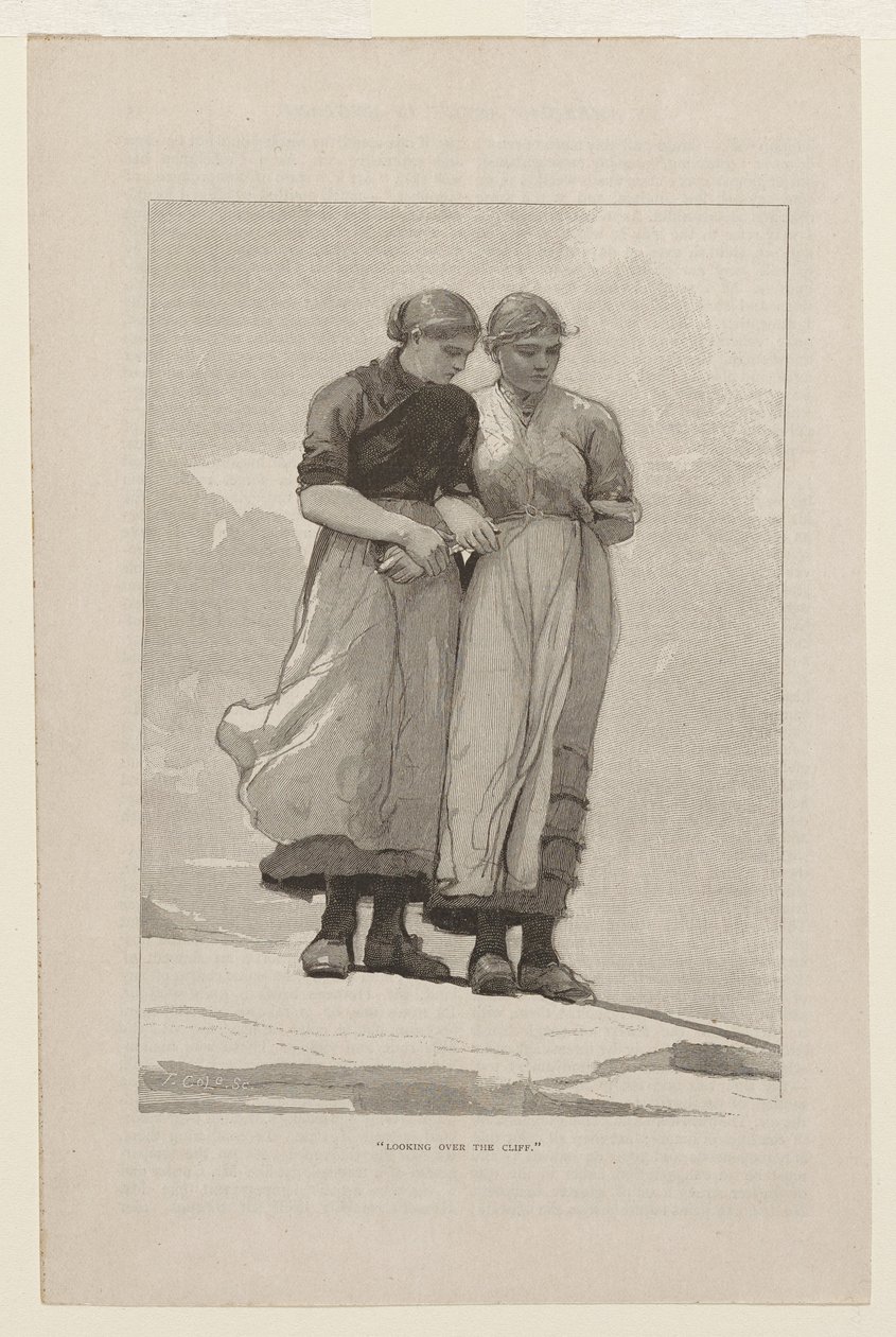 Guardando oltre la scogliera da Winslow Homer