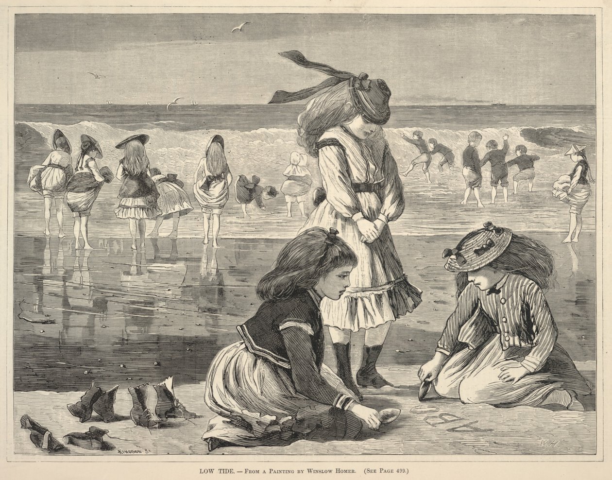 Bassa marea, da Ogni sabato, 6 agosto 1870 da Winslow Homer