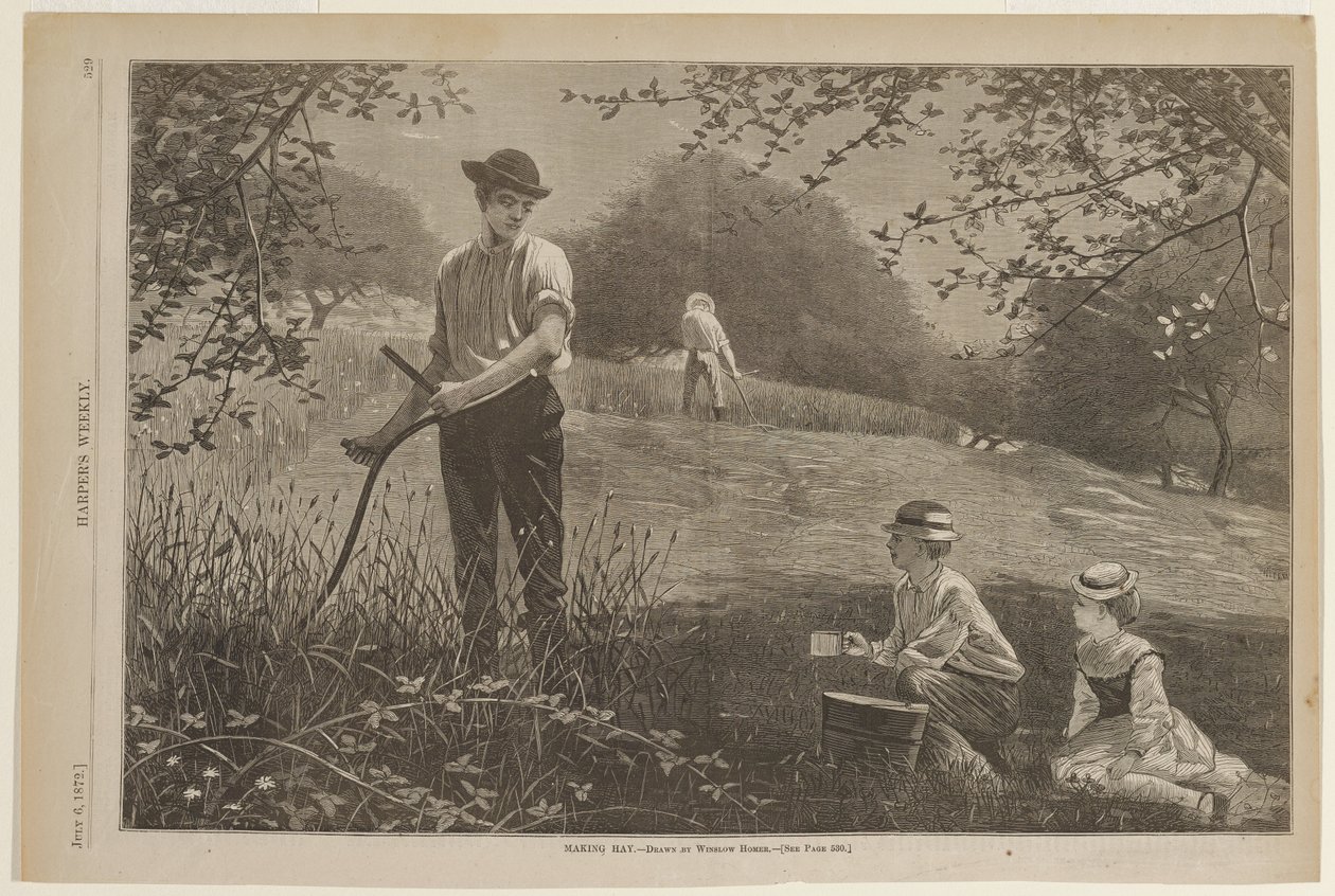 Fare il fieno da Winslow Homer
