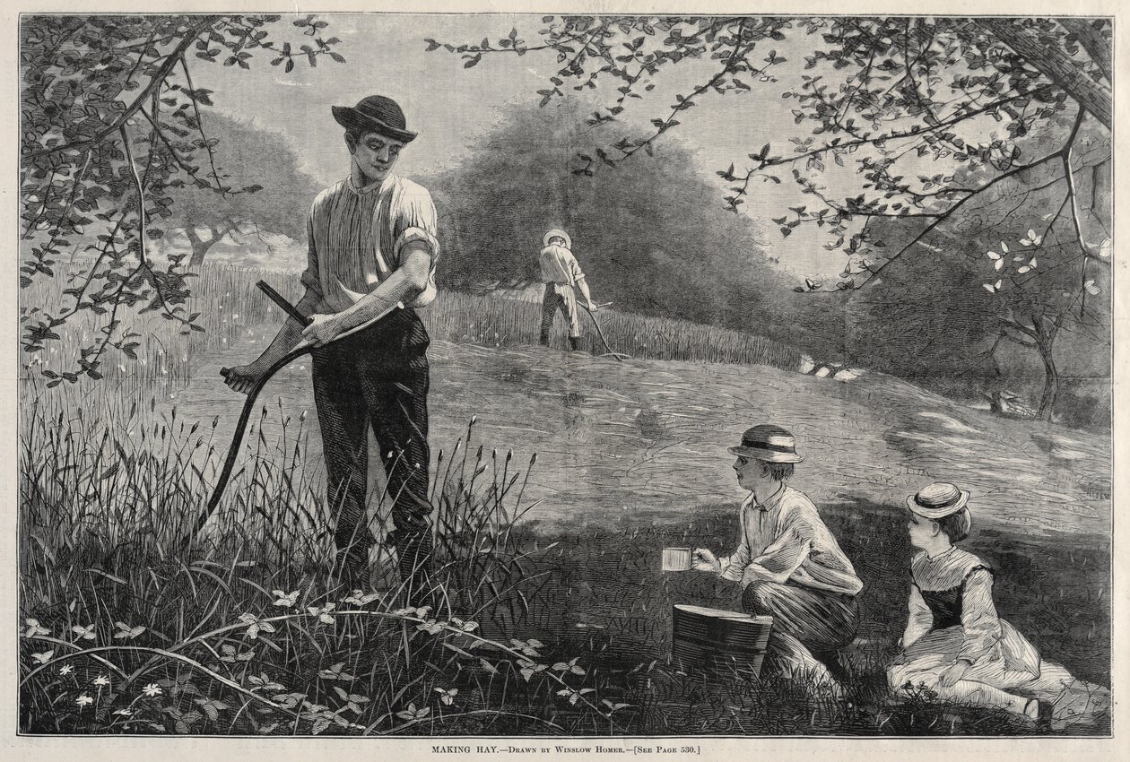 Fare il Fieno da Winslow Homer
