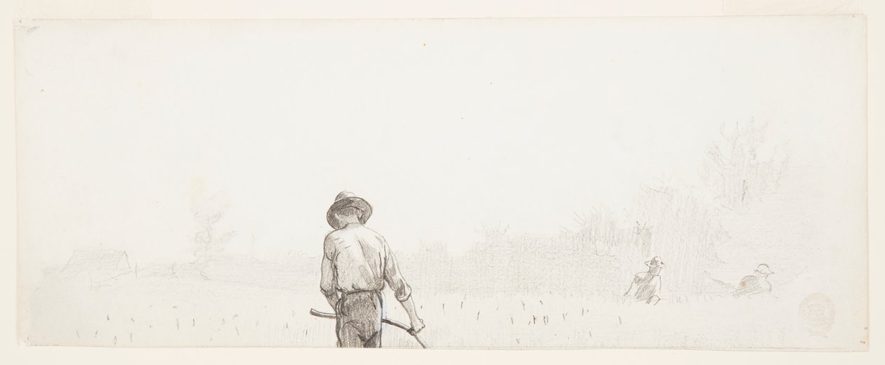 Uomo con una falce da Winslow Homer