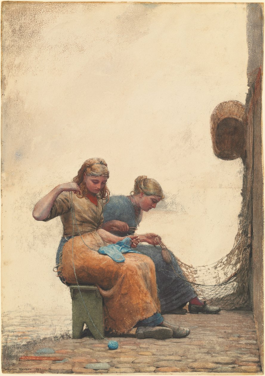Riparare le reti da Winslow Homer
