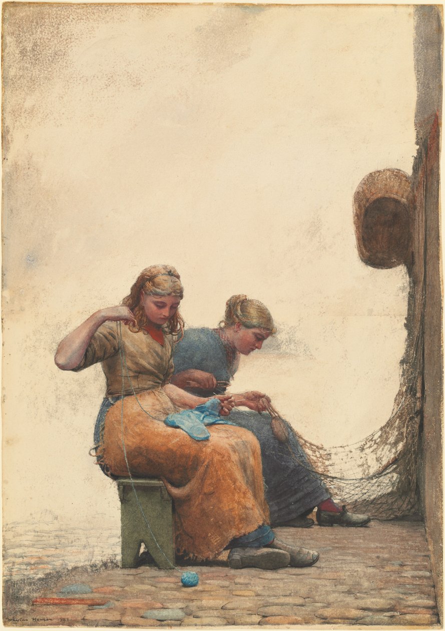 Riparare le reti da Winslow Homer