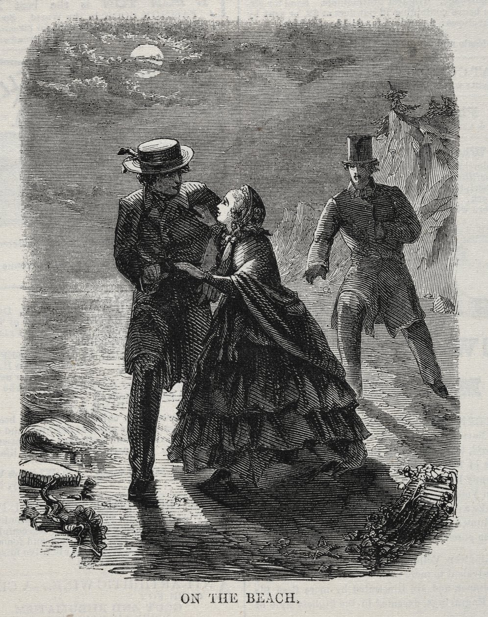 Sulla spiaggia, 1860 da Winslow Homer