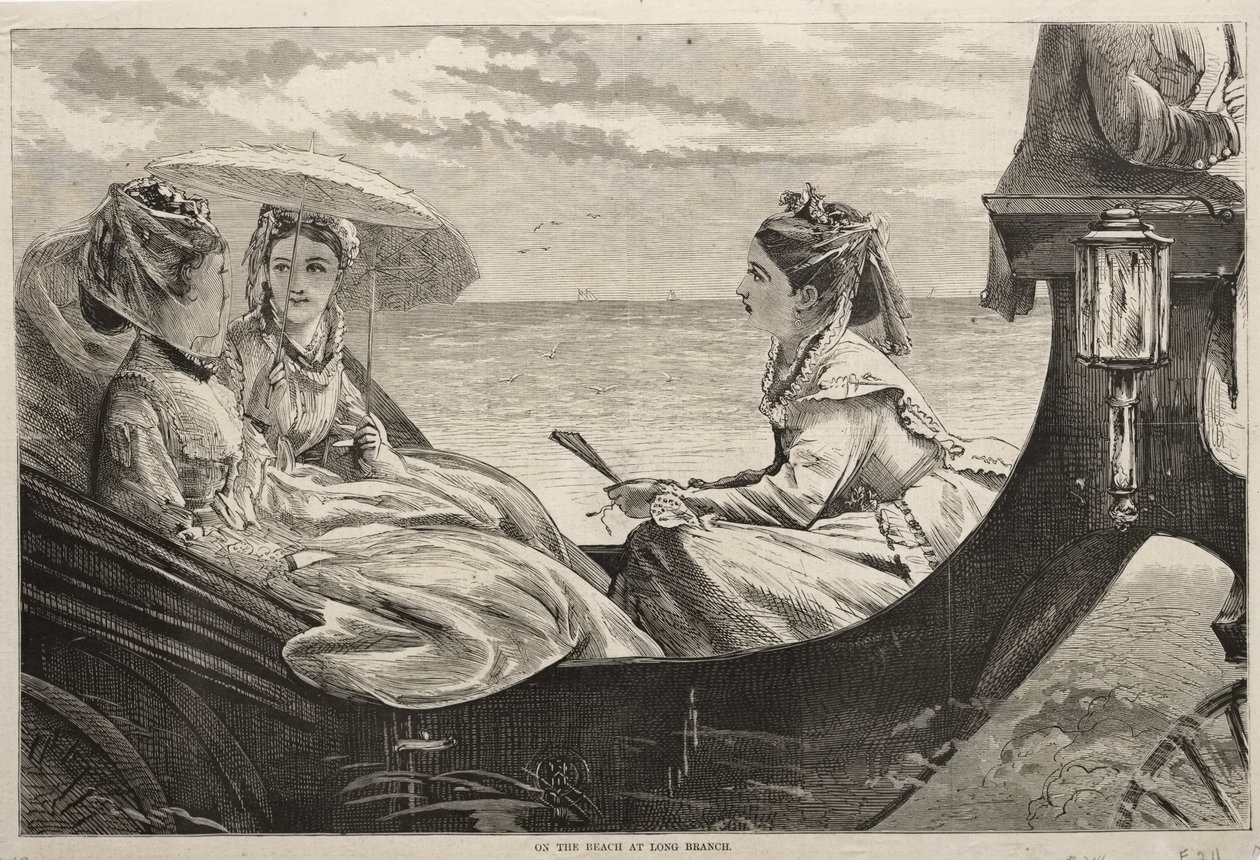Sulla spiaggia di Long Branch da Winslow Homer