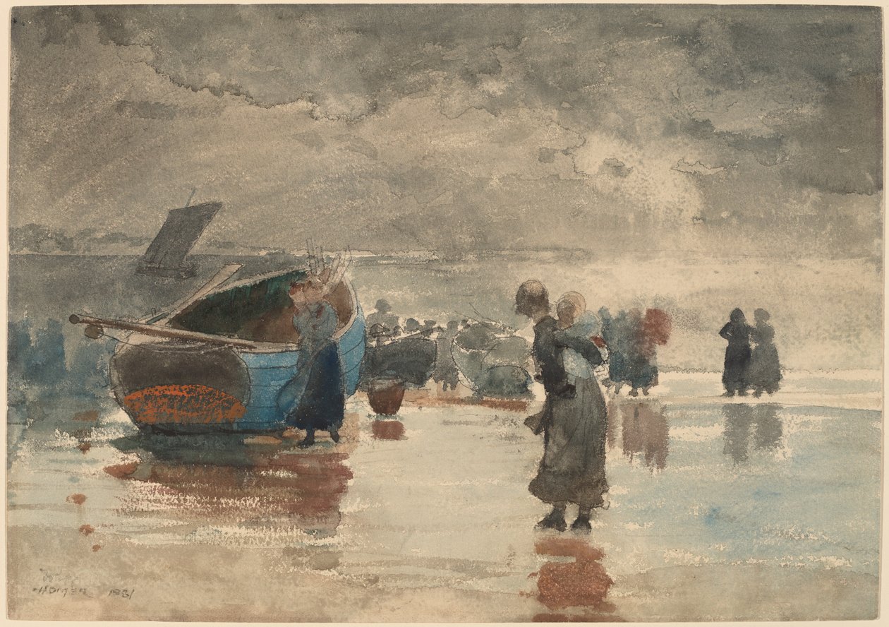 Sulla sabbia da Winslow Homer