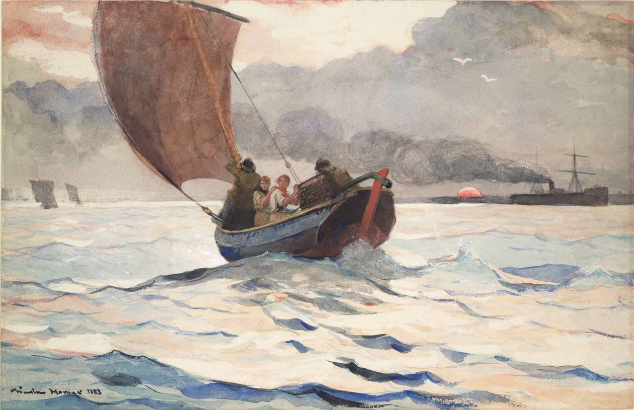 Pescherecci di ritorno da Winslow Homer