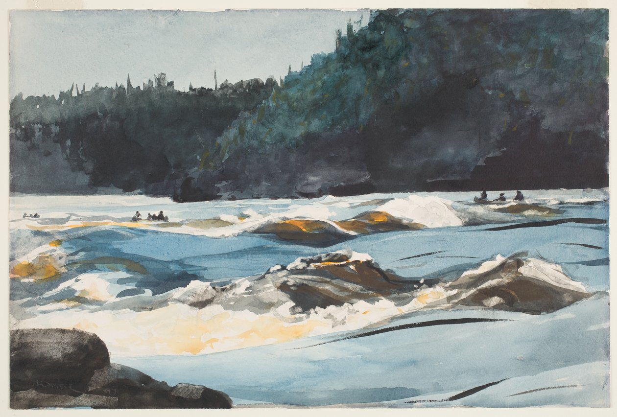 Fiume Saguenay, rapide inferiori da Winslow Homer