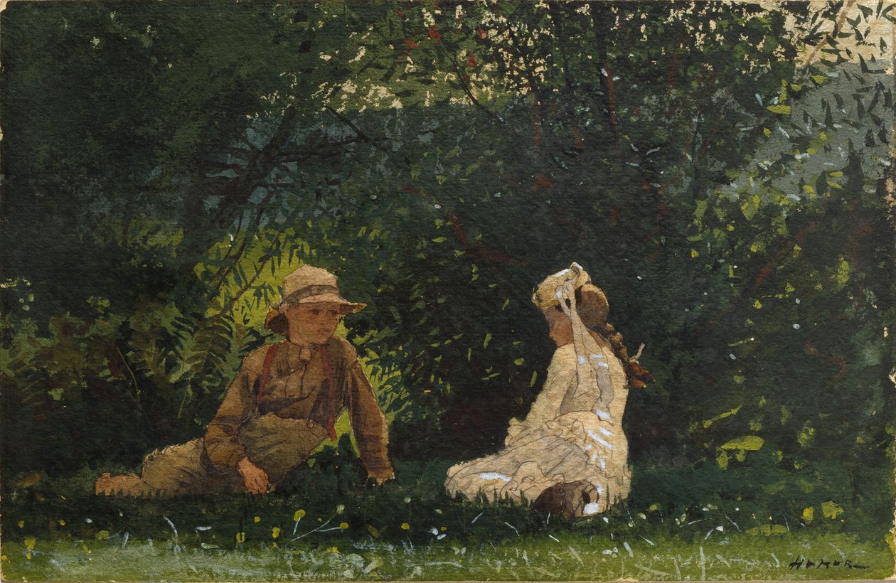 Scena alla fattoria Houghton da Winslow Homer