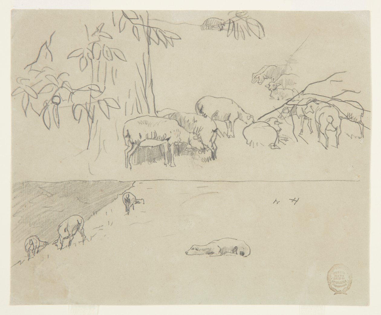 Pecore al Pascolo da Winslow Homer
