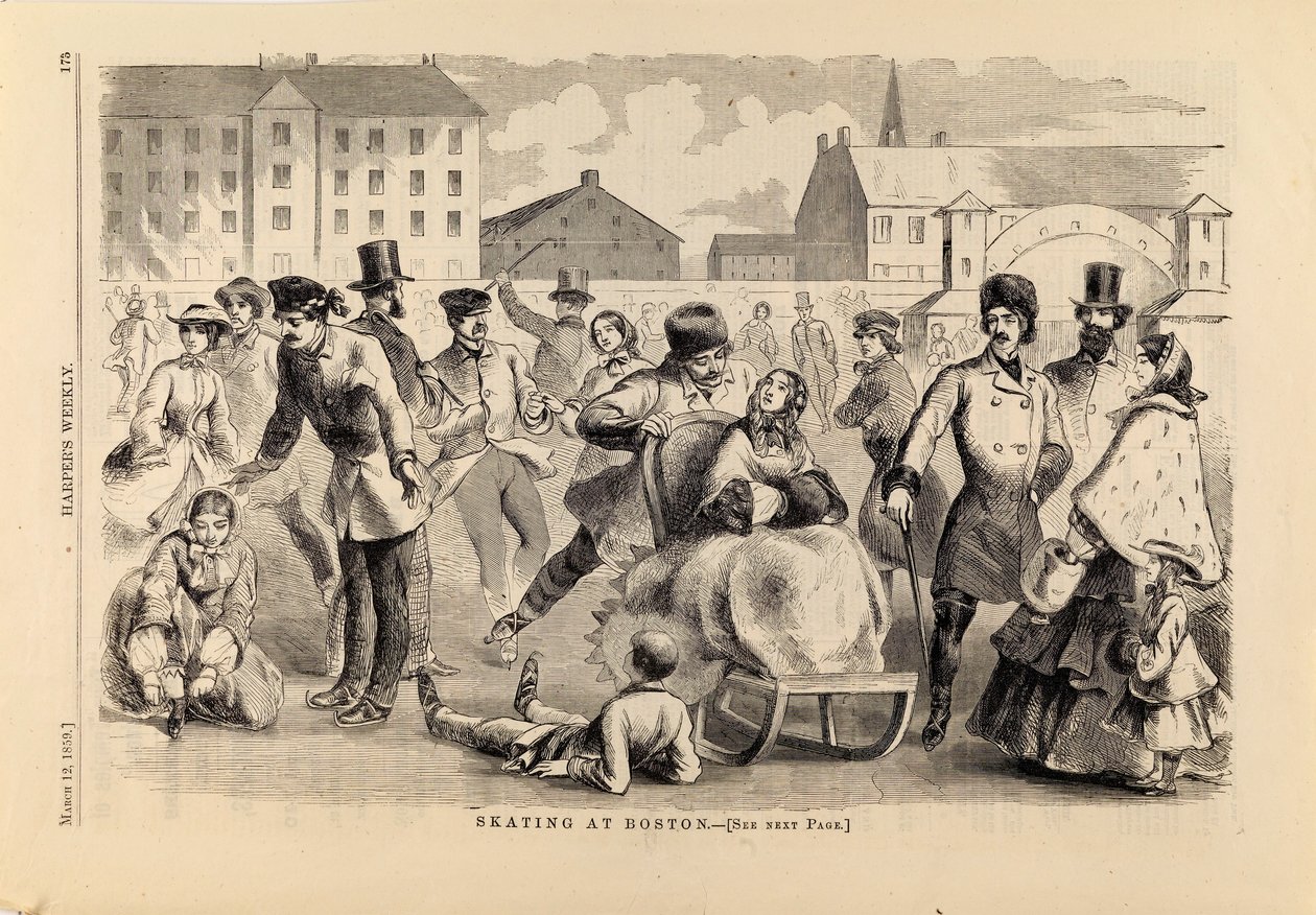 Pattinaggio a Boston, da Harper