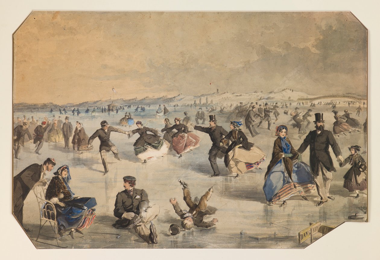 Pattinare a Central Park da Winslow Homer