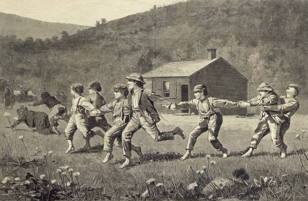 La frusta (stampa su blocco di legno) da Winslow Homer