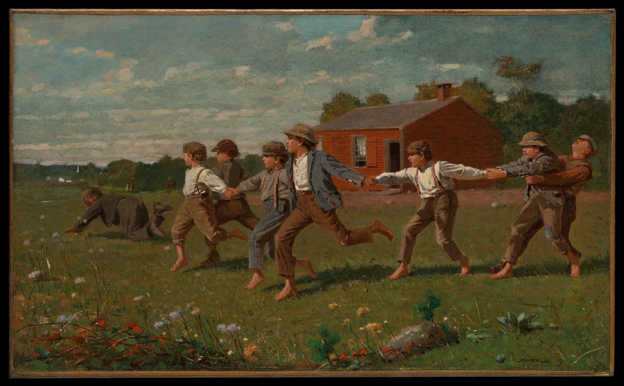 Snap the Whip da Winslow Homer