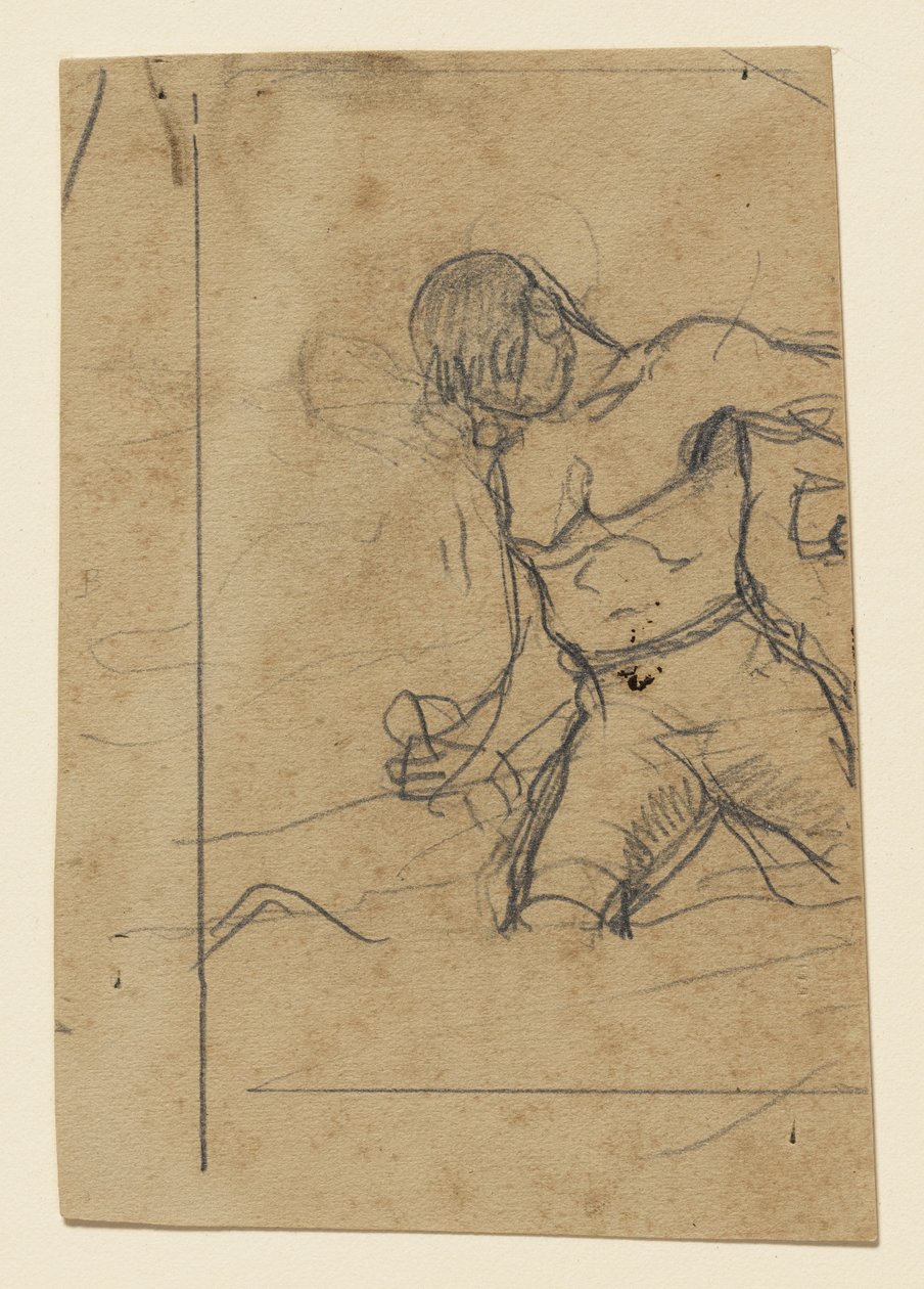 Uomo in piedi (Studio per “Undertow”) da Winslow Homer