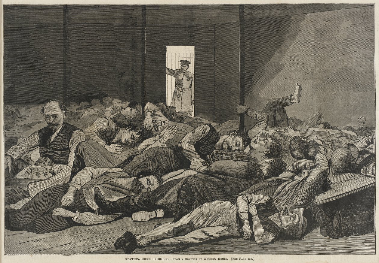 Inquilini della casa della stazione da Winslow Homer