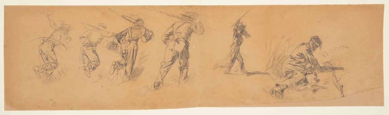 Studi di soldati da Winslow Homer