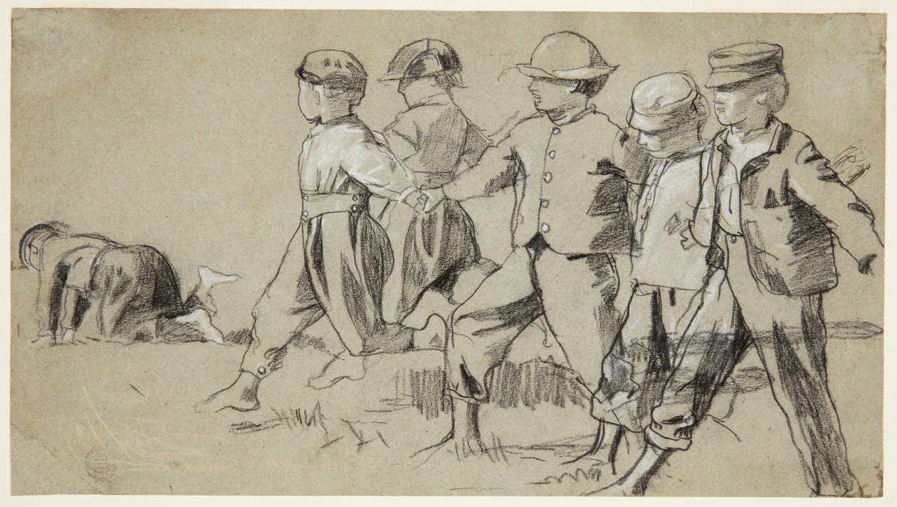 Studio per "Snap the Whip" da Winslow Homer