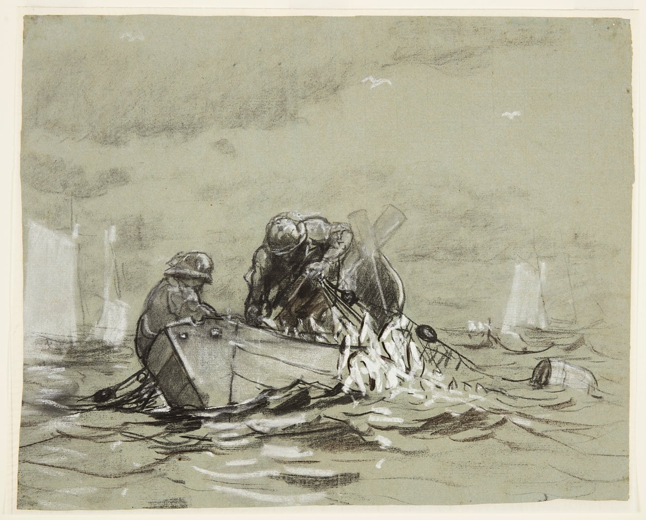 Studio per "La Rete delle Aringhe" da Winslow Homer
