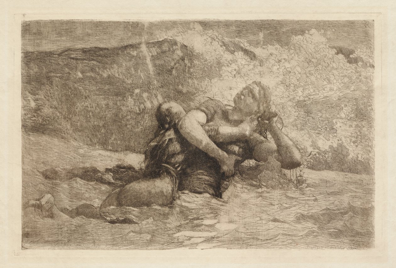 Studio per Risucchio da Winslow Homer