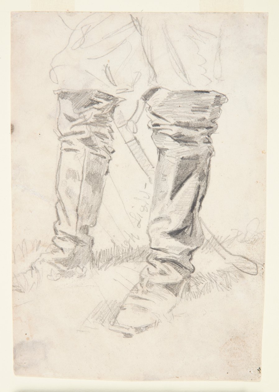 Studio degli stivali di un ufficiale di cavalleria da Winslow Homer