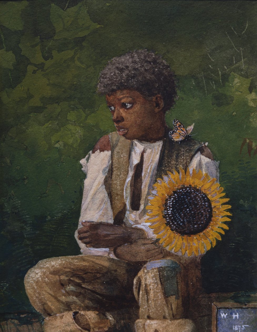 Portare Sunflower dalla maestra da Winslow Homer
