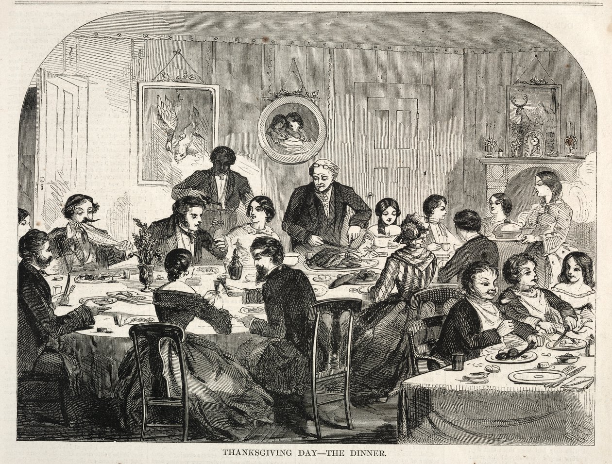 Il Giorno del Ringraziamento - La cena da Winslow Homer