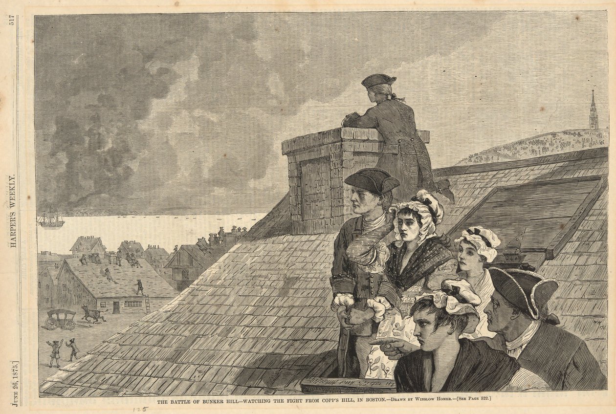 La battaglia di Bunker Hill da Winslow Homer