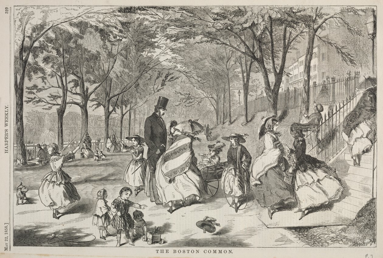 Il Boston Common da Winslow Homer